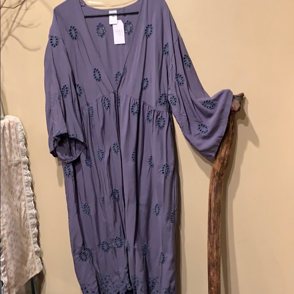 Beach coverup or blue/grey/purple Kimono